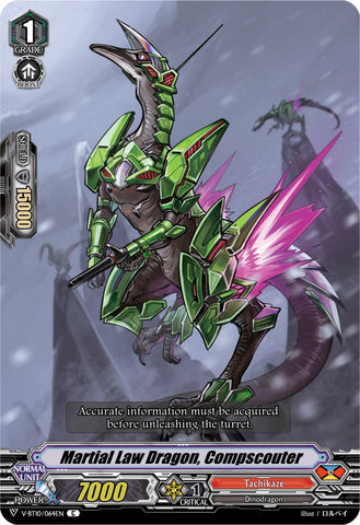 Martial Law Dragon, Compscouter (V-BT10/064EN) [Phantom Dragon Aeon]