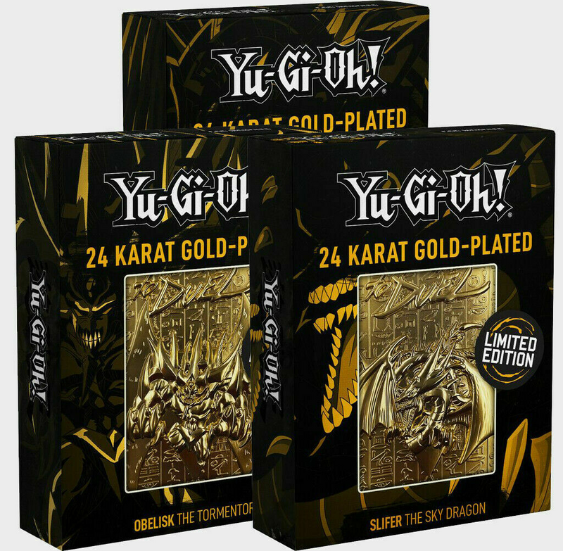 Limited Edition 24 Karat Gold Plated Yu-Gi-Oh! Cards