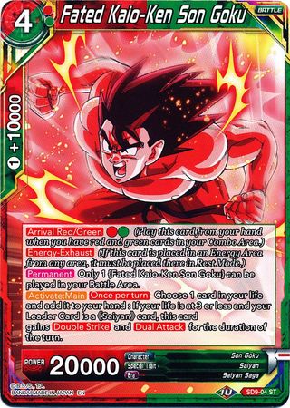 Fated Kaio-Ken Son Goku (SD9-04) [Assault of the Saiyans]