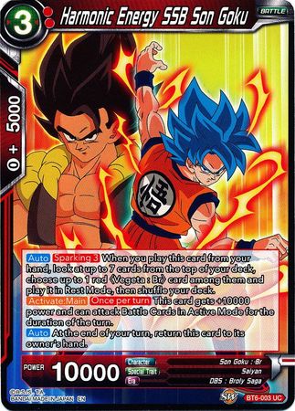 Harmonic Energy SSB Son Goku (BT6-003) [Destroyer Kings]