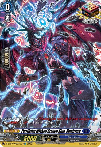 Terrifying Wicked Dragon King, Vamfrieze (D-BT07/WO01EN) [Raging Flames Against Emerald Storm]