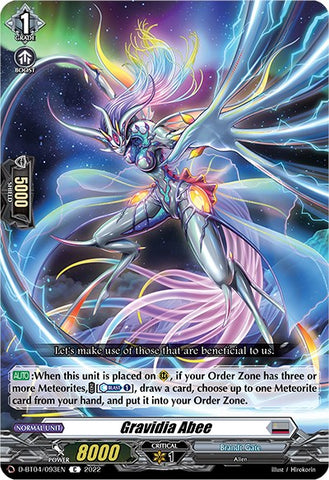 Gravidia Abee (D-BT04/093EN) [Awakening of Chakrabarthi]