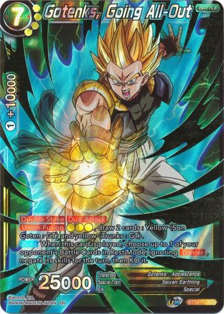 Gotenks, Going All-Out (BT10-110) [Rise of the Unison Warrior]