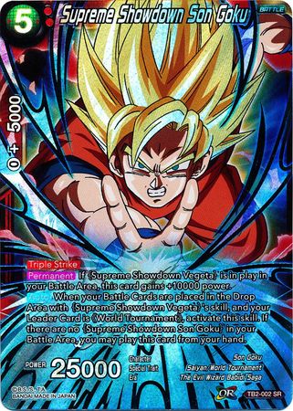 Supreme Showdown Son Goku (TB2-002) [World Martial Arts Tournament]