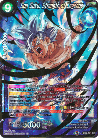 Son Goku, Strength of Legends (DB2-131) [Divine Multiverse]