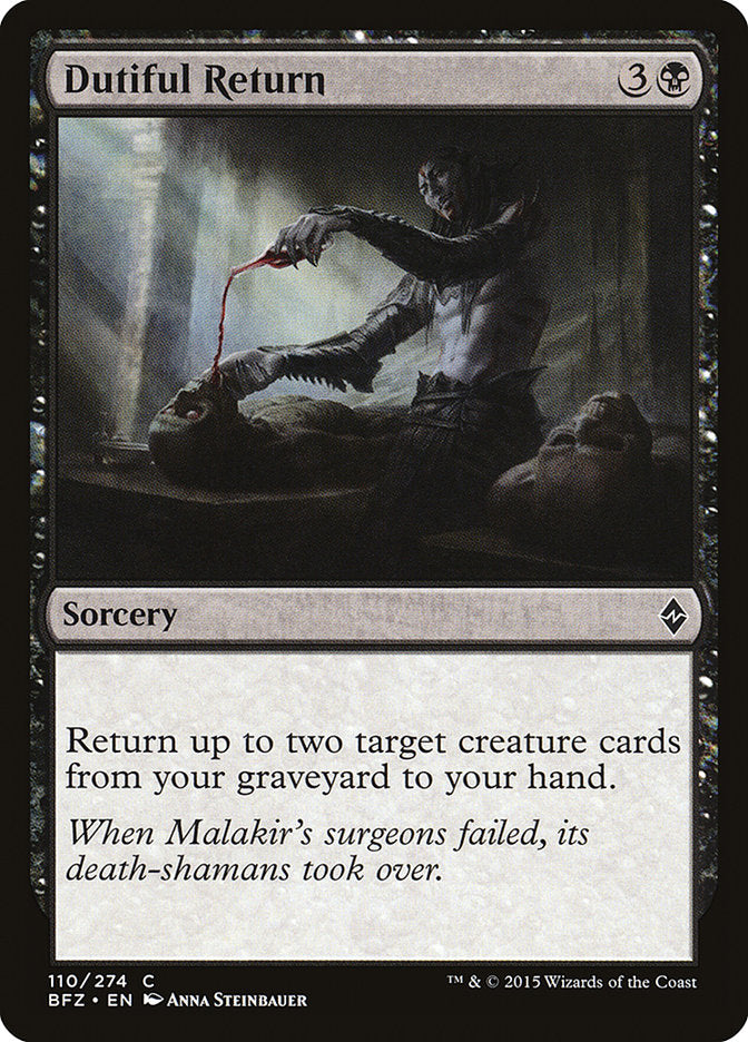 mtg black return card from graveyard Recover Put target creature card from a graveyard onto the battlefield under your control mtg black return card from