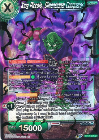 King Piccolo, Dimensional Conqueror (BT12-057) [Vicious Rejuvenation]