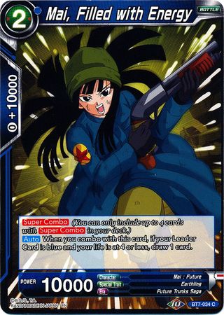 Mai, Filled with Energy (BT7-034) [Assault of the Saiyans]