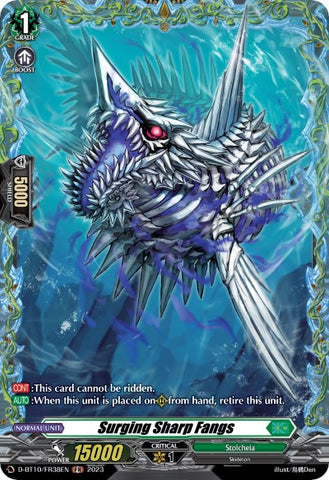 Surging Sharp Fangs (D-BT10/FR38EN) [Dragon Masquerade]