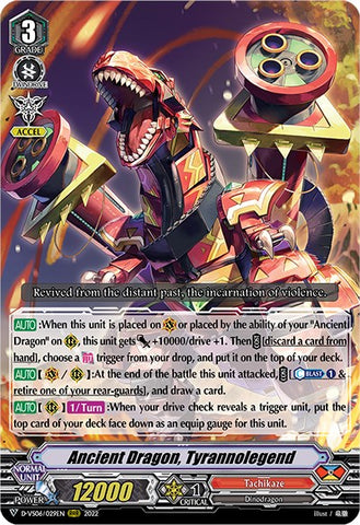 Ancient Dragon, Tyrannolegend (D-VS06/029EN) [V Clan Collection Vol.6]