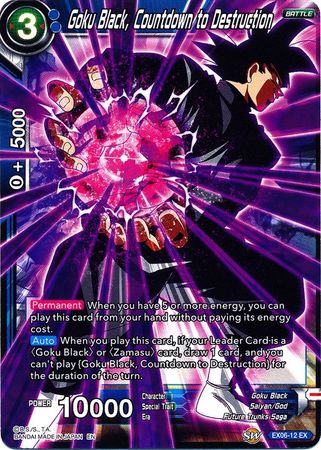 Goku Black, Countdown to Destruction (EX06-12) [Special Anniversary Set]
