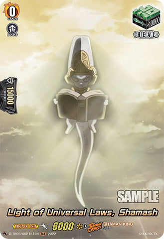Light of Universal Laws, Shamash (D-TB03/SKR151EN) [Shaman King]