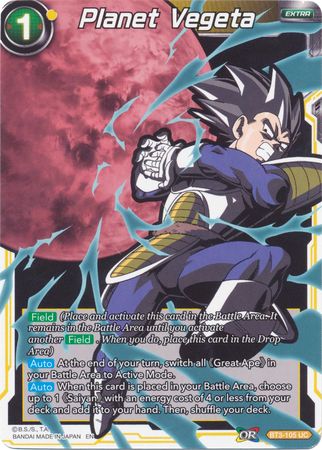 Planet Vegeta (Alternate Art) (BT3-105) [Special Anniversary Set 2020]