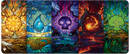 Ultra PRO: Playmat - Dominaria United (Stained Glass Land Medley - 6ft Table)