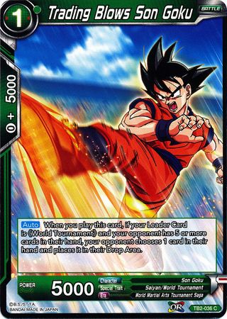 Trading Blows Son Goku (TB2-036) [World Martial Arts Tournament]