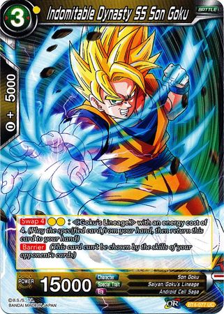 Indomitable Dynasty SS Son Goku (BT4-077) [Colossal Warfare]