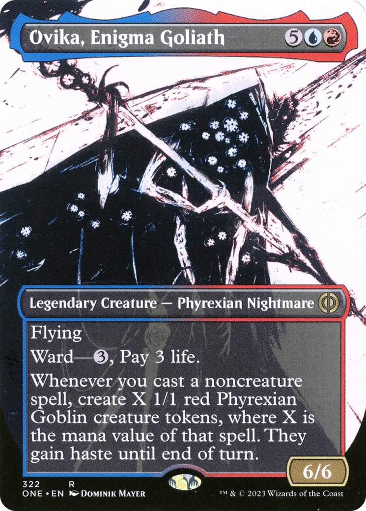Ovika, Enigma Goliath (Borderless Ichor) [Phyrexia: All Will Be One]