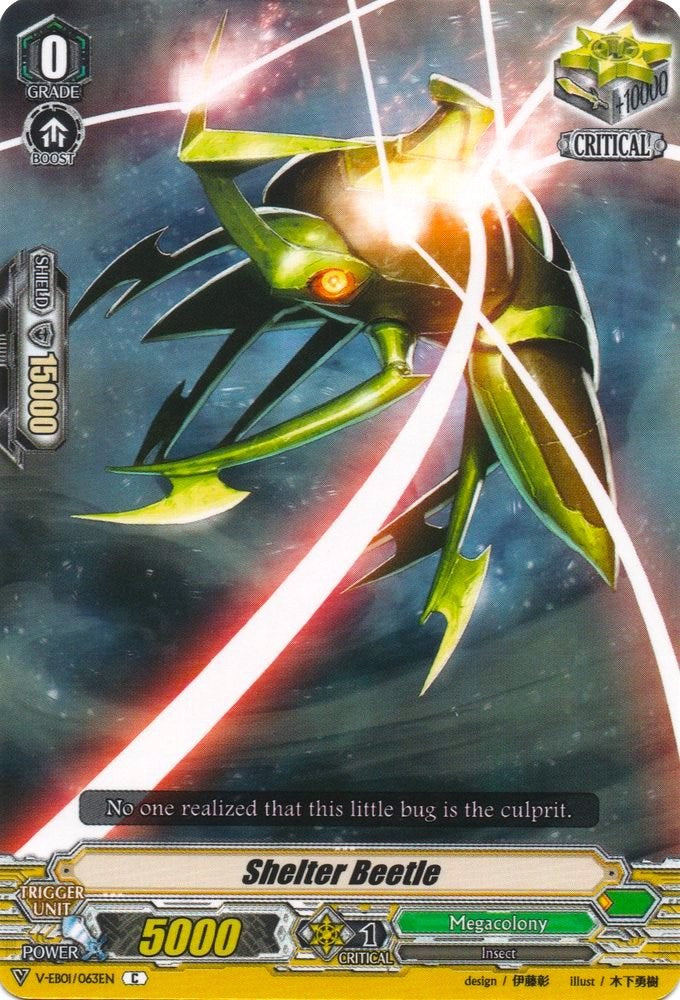 Shelter Beetle (V-EB01/063EN) [The Destructive Roar]