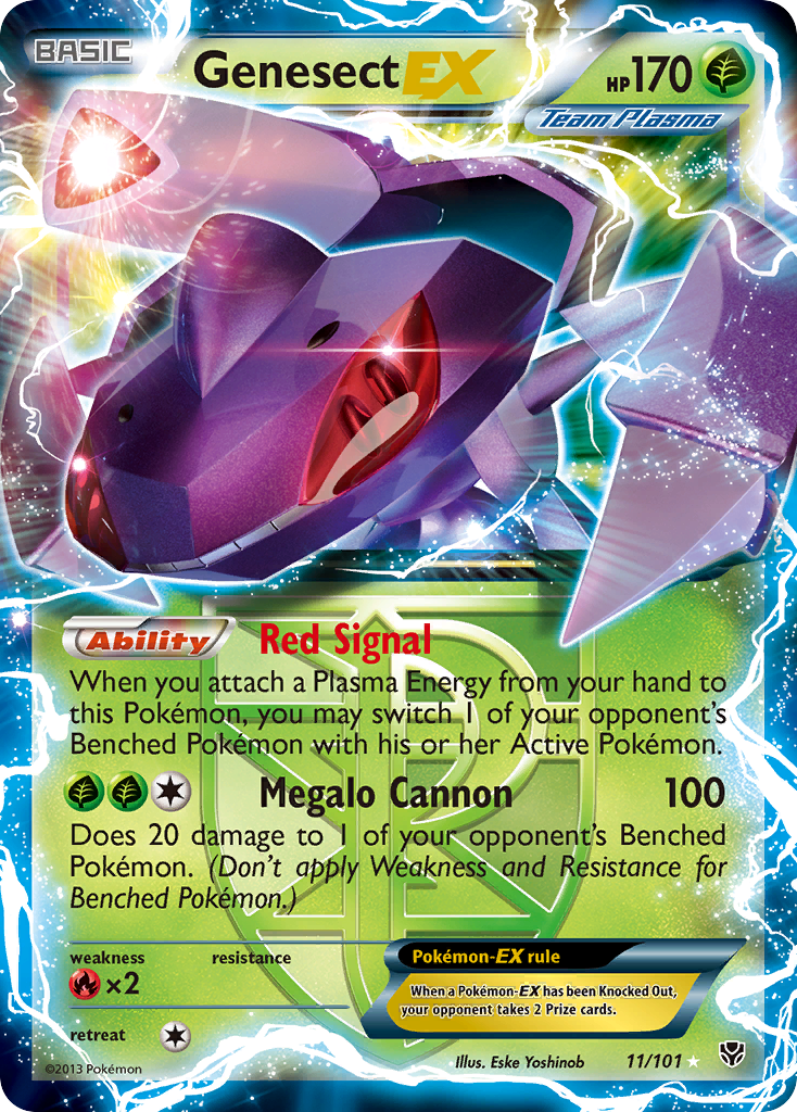 Genesect-EX 11/101 - Pocket Monster