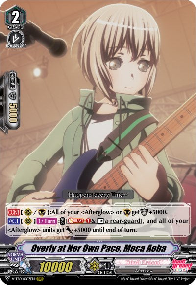 Overly at Her Own Pace, Moca Aoba (V-TB01/007EN) [BanG Dream! FILM LIVE]