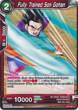 Fully Trained Son Gohan (BT2-007) [Union Force]