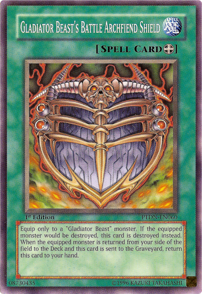 Gladiator Beast's Battle Archfiend Shield [PTDN-EN060] Common