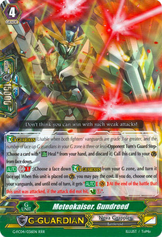 Meteokaiser, Gundreed (G-FC04/036EN) [Fighters Collection 2017]