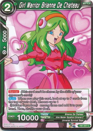 Girl Warrior Brianne De Chateau (TB1-057) [The Tournament of Power]