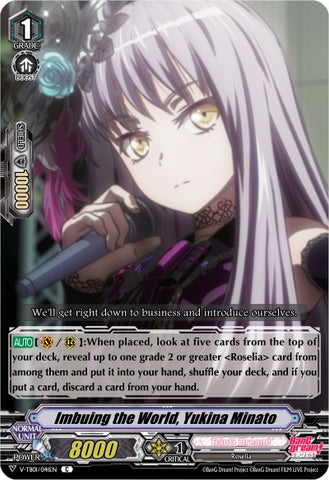 Imbuing the World, Yukina Minato (V-TB01/041EN) [BanG Dream! FILM LIVE]