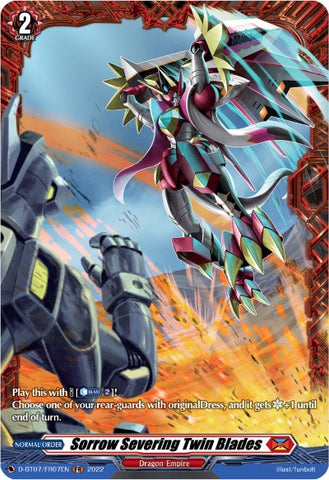 Sorrow Severing Twin Blades (FR) (D-BT07/FR07EN) [Raging Flames Against Emerald Storm]
