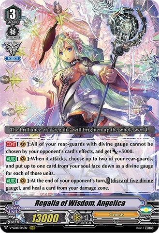 Regalia of Wisdom, Angelica (V-SS08/015EN) [Clan Selection Plus Vol.2]