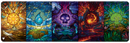 Ultra PRO: Playmat - Dominaria United (Stained Glass Land Medley - 8ft Table)