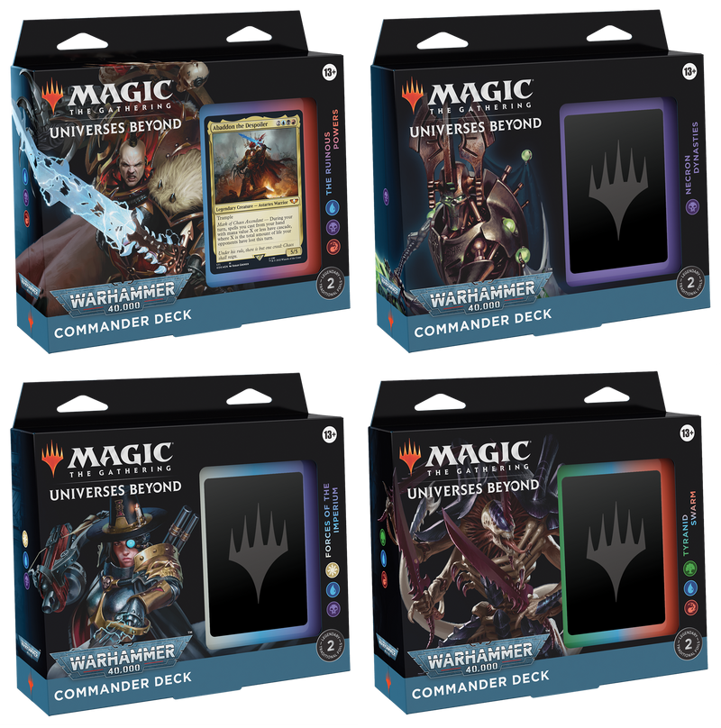 Universes Beyond: Warhammer 40,000 - Commander Decks - All 4