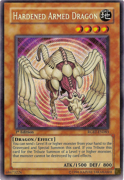 Hardened Armed Dragon [RGBT-EN083] Secret Rare