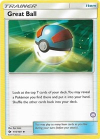 Great Ball (25) (Alolan Sandslash Half-Deck) [Sun & Moon: Trainer Kit - Alolan Sandslash & Alolan Ninetales]