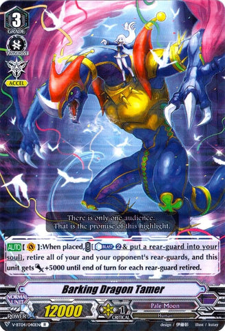 Barking Dragon Tamer (V-BT04/040EN) [Vilest! Deletor]