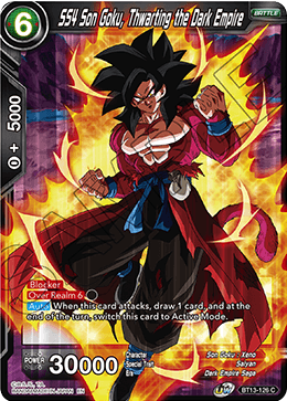 SS4 Son Goku, Thwarting the Dark Empire (Common) (BT13-126) [Supreme Rivalry]