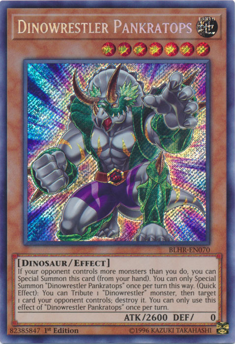 Dinowrestler Pankratops [BLHR-EN070] Secret Rare