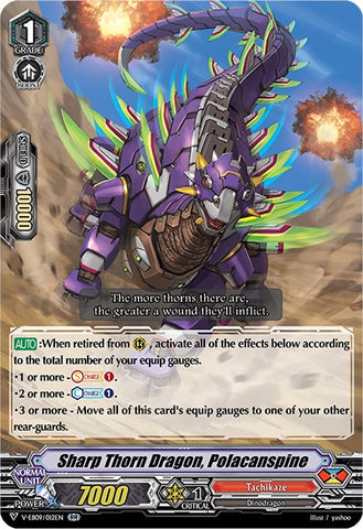 Sharp Thorn Dragon, Polacanspine (V-EB09/012EN) [The Raging Tactics]