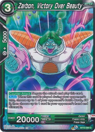 Zarbon, Victory Over Beauty (BT10-084) [Rise of the Unison Warrior]