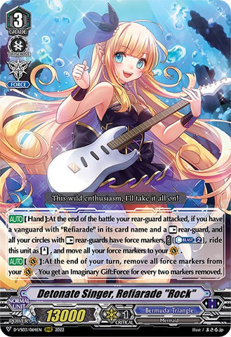 Detonate Singer, Refiarade "Rock" (D-VS03/064EN) [V Clan Collection Vol.3]