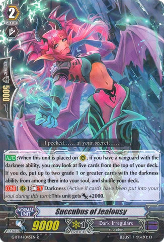 Succubus of Jealousy (G-BT14/045EN) [Divine Dragon Apocrypha]