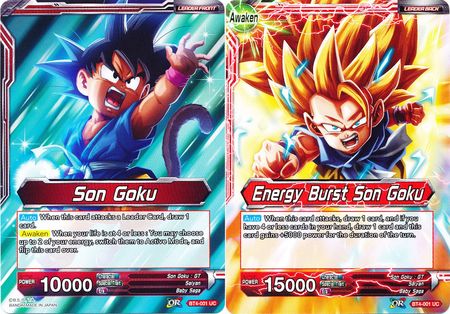 Son Goku // Energy Burst Son Goku (BT4-001) [Colossal Warfare]
