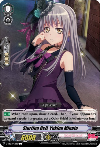 Starting Bell, Yukina Minato (Parallel Foil) (V-TB01/042EN) [BanG Dream! FILM LIVE]