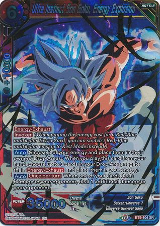 Ultra Instinct Son Goku, Energy Explosion (BT9-104) [Universal Onslaught]