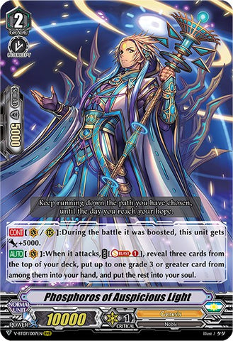 Phosphoros of Auspicious Light (V-BT07/007EN) [Infinideity Cradle]