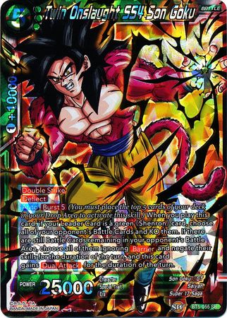 Twin Onslaught SS4 Son Goku (BT5-055) [Miraculous Revival]
