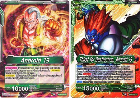 Android 13 // Thirst for Destruction, Android 13 (BT3-056) [Cross Worlds]