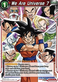 We Are Universe 7 (BT9-018) [Universal Onslaught Prerelease Promos]